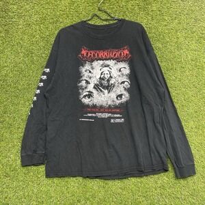 Recorruptor Band Shirt Mens XL Grunge Local Death Metal Lansing Michigan y2k 90s
